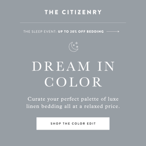 Up to 20% off: Trending Bedding Colors