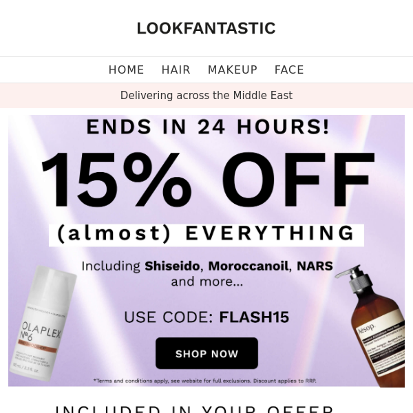 24 HOURS ONLY 🚨 15% Off (almost) EVERYTHING