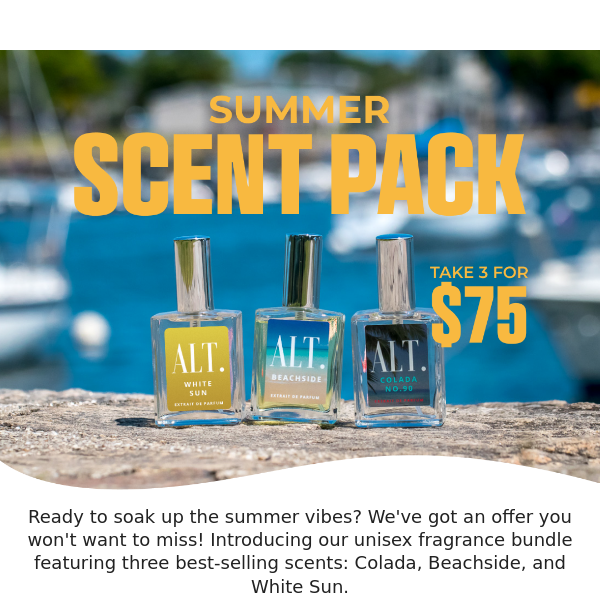 3 Perfect Summer Fragrances for only $75 ☀️