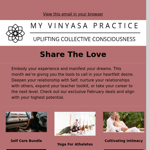 Share The Love & Support Personal Transformation With February Exclusives & Special Savings.