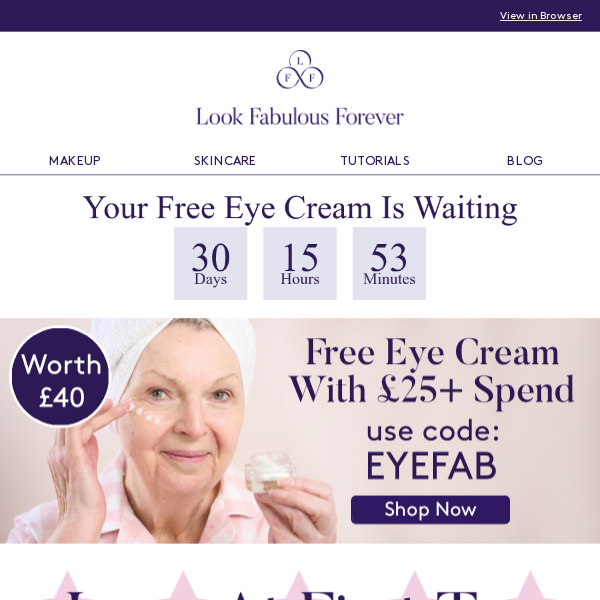 Your Free Eye Cream Is Waiting