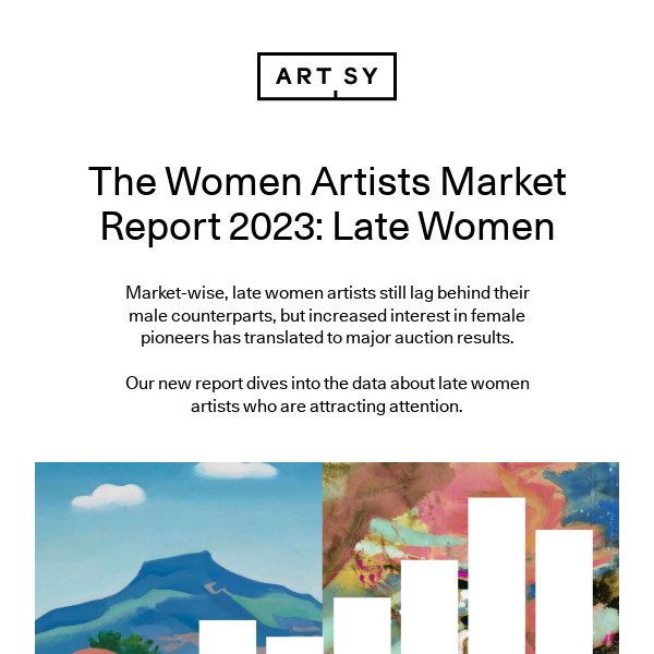 The Women Artists Market Report 2023 | Late Women Artists