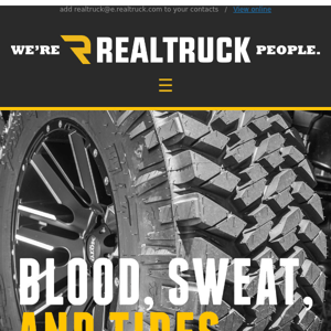 Blood, Sweat, and Tires