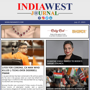 IndiaWest: Today's News, 17 July 2023