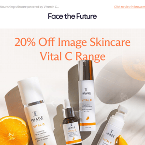 SAVE 20% Off Image Skincare Vital C Range Face the Future!