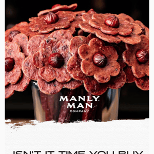 Beef Jerky Flowers = #1 Valentine's Day Gift 🏆