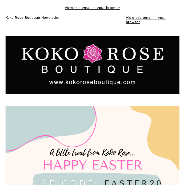 Koko Rose Boutique Latest Emails Sales Deals