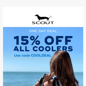 Only today: 15% OFF all coolers