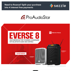 Announcing the Electro-Voice EVERSE 8 Battery-Powered Portable Speaker