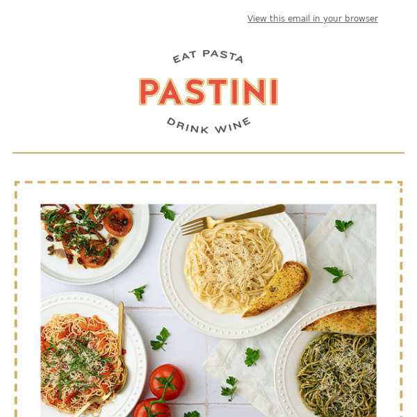 Kick Off Summer With 25% OFF at Pastini!