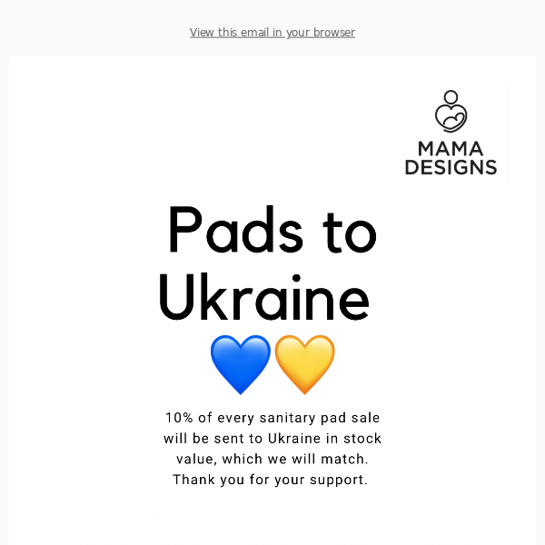 Pads for Ukraine 💙💛