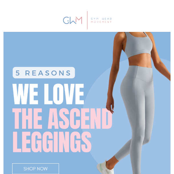 😍5 reasons why we love the Ascend Leggings😍 - Gym Wear Movement