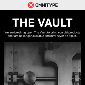 💧 We are opening up The Vault for you tomorrow at 12 PM Central!