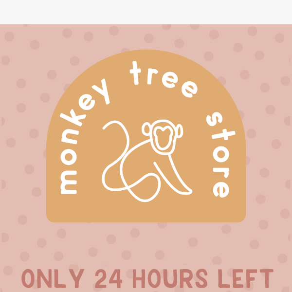 Only 24 hours left to save 25% off storewide*!