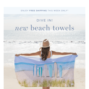 5 New Beach Towels