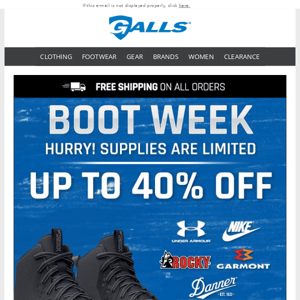 30% Off Under Armour Boots