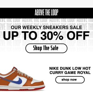 Sneakers you might like are on sale!