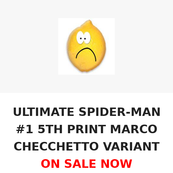 ULTIMATE SPIDER-MAN #1 5TH PRINT MARCO CHECCHETTO VARIANT
