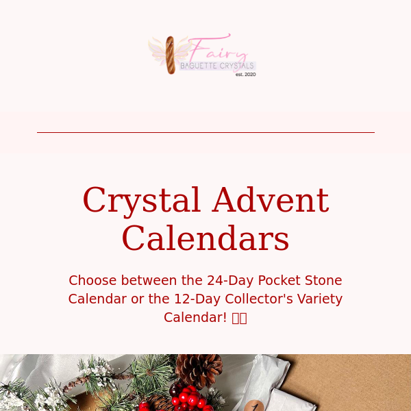 Crystal Advent Calendars Are HERE!🎄