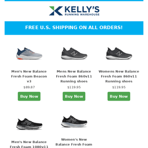 New Balance Running Shoes - Save up to $30!