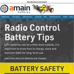 Safe RC Battery Handling