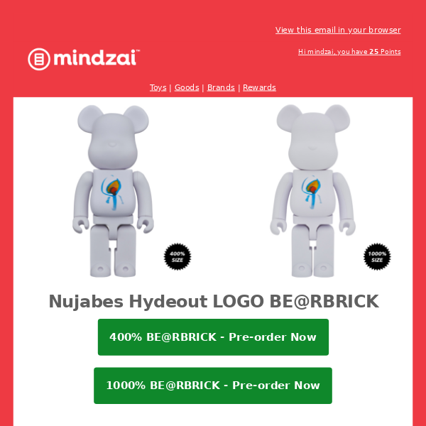 PRE-ORDER] NEW BE@RBRICK LINE UP ANNOUNCED - Mindzai