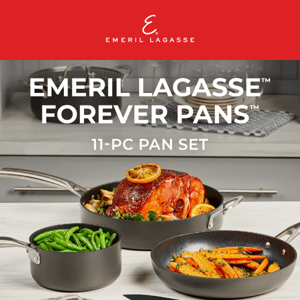 Get the only set of pans you’ll ever need.