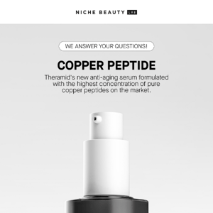 Add Copper Peptide to your skincare routine🧪