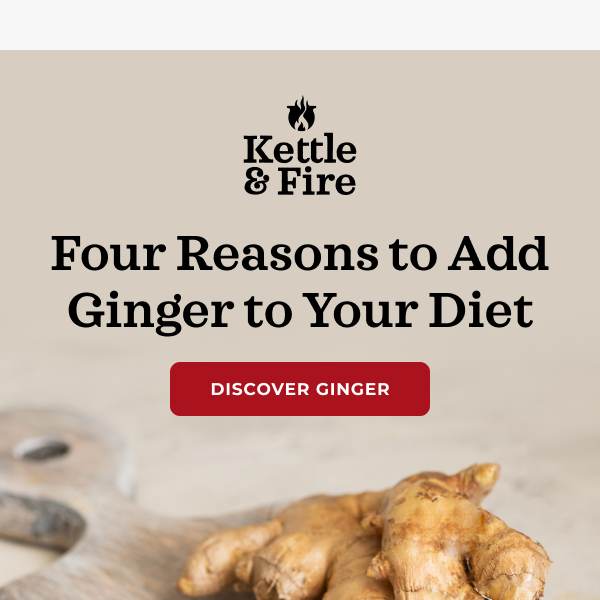Better immune health? Just add ginger