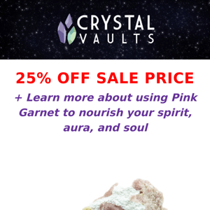 Pink Garnet Sale >> For the Spirit, Aura, and Soul << LIMITED!!