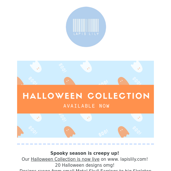 Halloween Collection Available Now! 👻