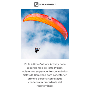 Terra Project Fase II: vuelo en parapente