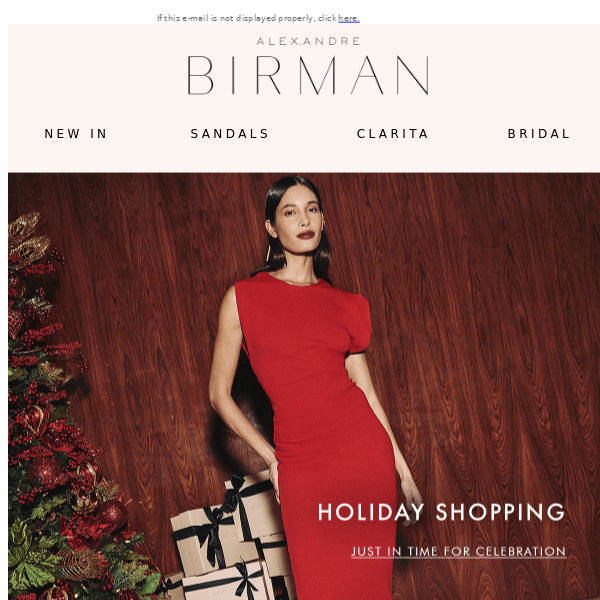 Holiday Shopping with Alexandre Birman