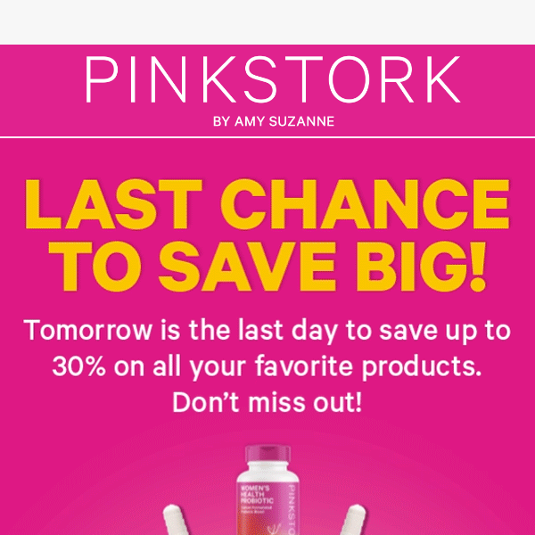 🕒 Time's Ticking! The Stork Stock Up Ends Soon! ⏳