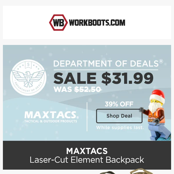 DOD: $31.99 Maxtacs backpacks are nearly gone!