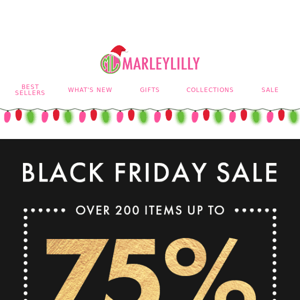 ★★ BLACK FRIDAY SALE ★★ Up to 75% OFF!