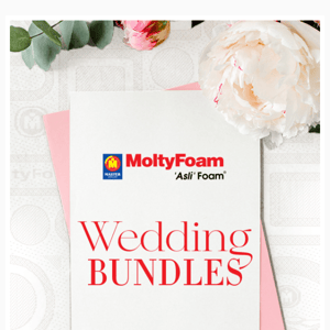 MoltyFoam Wedding Bundles Are Exactly What You Need!