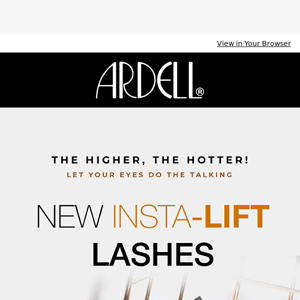 Foxy falsies are here! New INSTA-LIFT Lashes