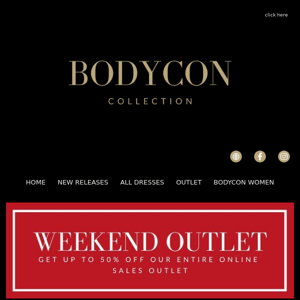 Bodycon Collection   Shop Our Weekend Outlet & Save 💋