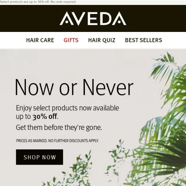 Aveda - Latest Emails, Sales & Deals