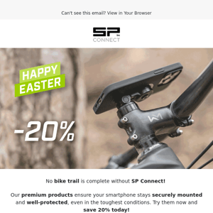 SP Connect | Stay active this Easter and save 20%!