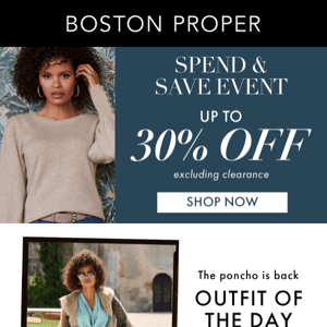 #ootd – Save 30% On A Poncho-Perfect Look
