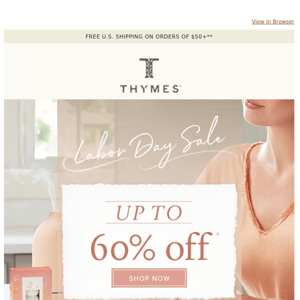 Happening now - Up to 60% Off