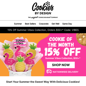 Soak Up the Summer Sun with Cookie of the Month!