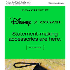 Upgrade Alert: NEW Disney x Coach Accessories Ahead