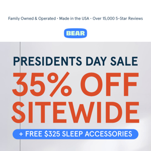 Save Over $875 On Your New Mattress - Shop the Presidents Day Sale