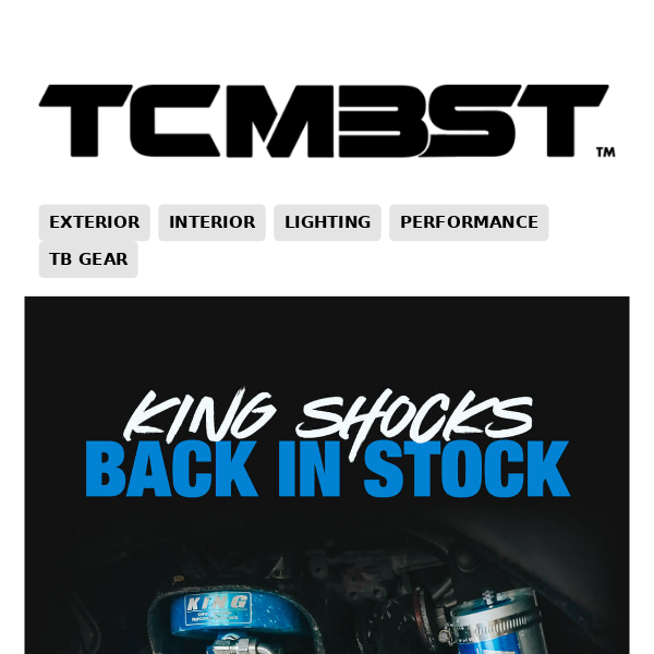 Your Favorite Shocks Are Back In Stock!