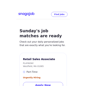 Personalized job matches for May 14, 2023