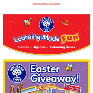 WIN an Orchard Toys Easter bundle!