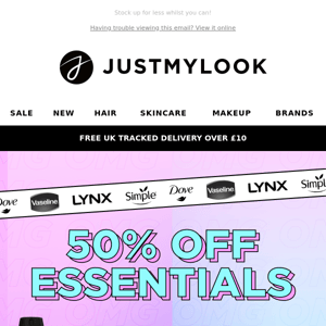 (1) Up to 50% off these ESSENTIALS 🔥